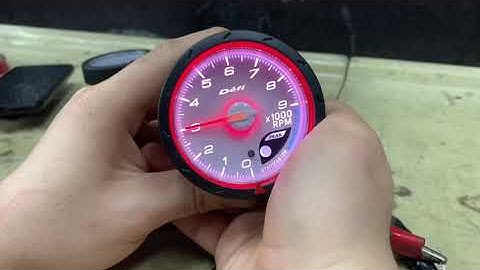 RPM Setting l Defi CR Advanced