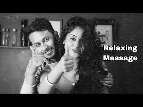 Simple and Relaxing Massage For Women | Neck Massage and Cracking | Oil Hair Massage | Ear Cracking