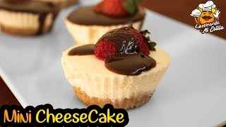 Postre Frío SIN HORNO Mini CheeseCake | Sazonando a mi Estilo