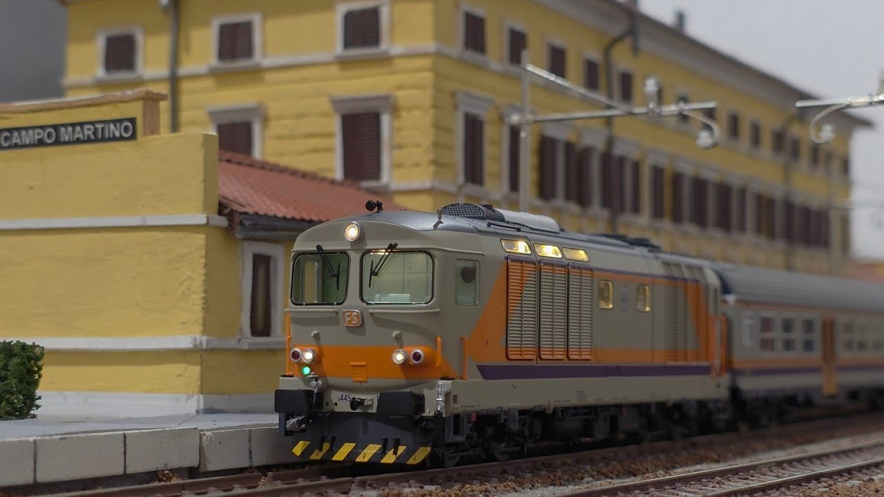 Spremiamo sul plastico la nuova D445 di Piko Expert in tiro ed in spinta regionale livrea Navetta 