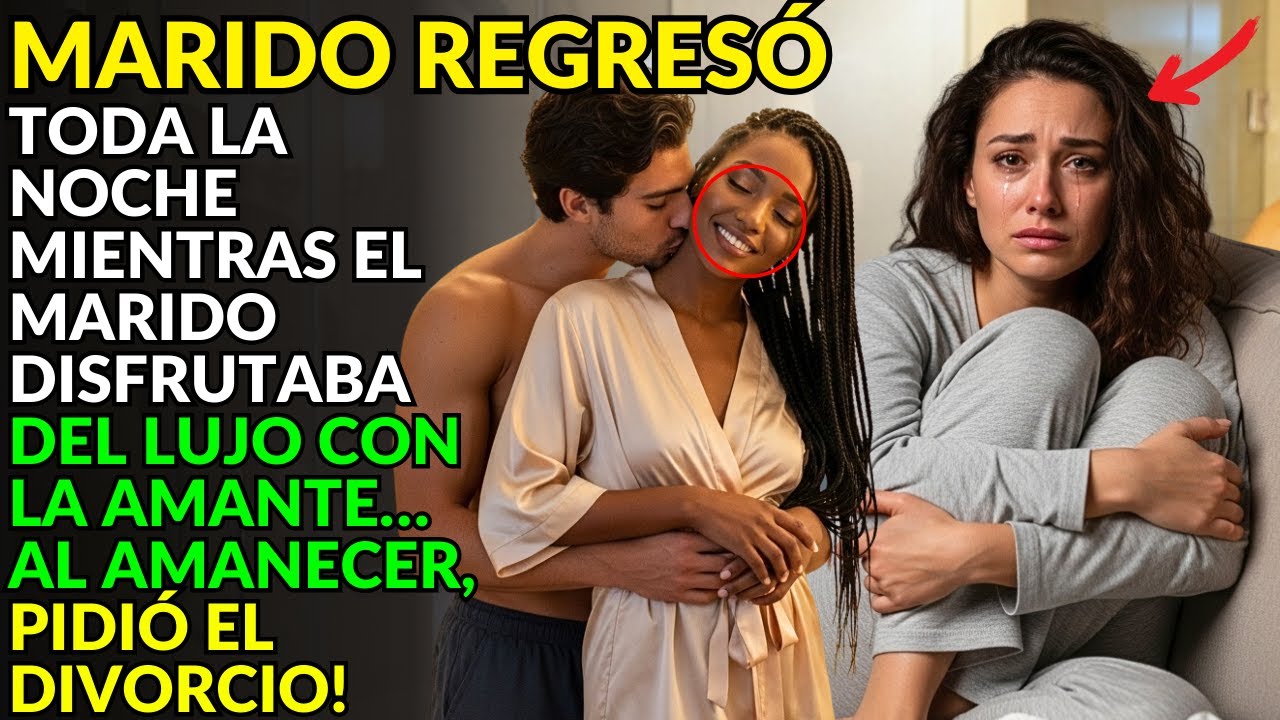 ESPOSA ESPERÓ TODA LA NOCHE MIENTRAS EL MARIDO DISFRUTABA DEL LUJO CON LA AMANTE- AL AMANECER, PIDIÓ