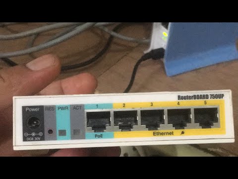 SERVICE MIKROTIK RB750UP - YouTube