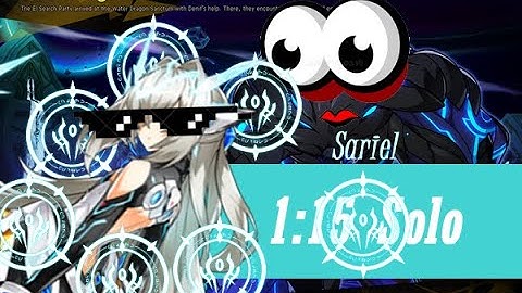[Elsword EU] Code Sariel  11-2 (Water Dragon Sanctum) Solo Gameplay 1:15