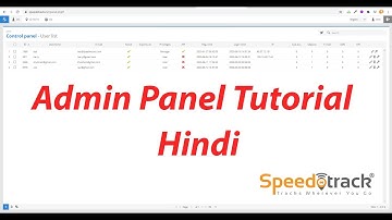 Speedotrack GPS Server Software Admin Panel Tutorial for Device and User Activation | Hindi
