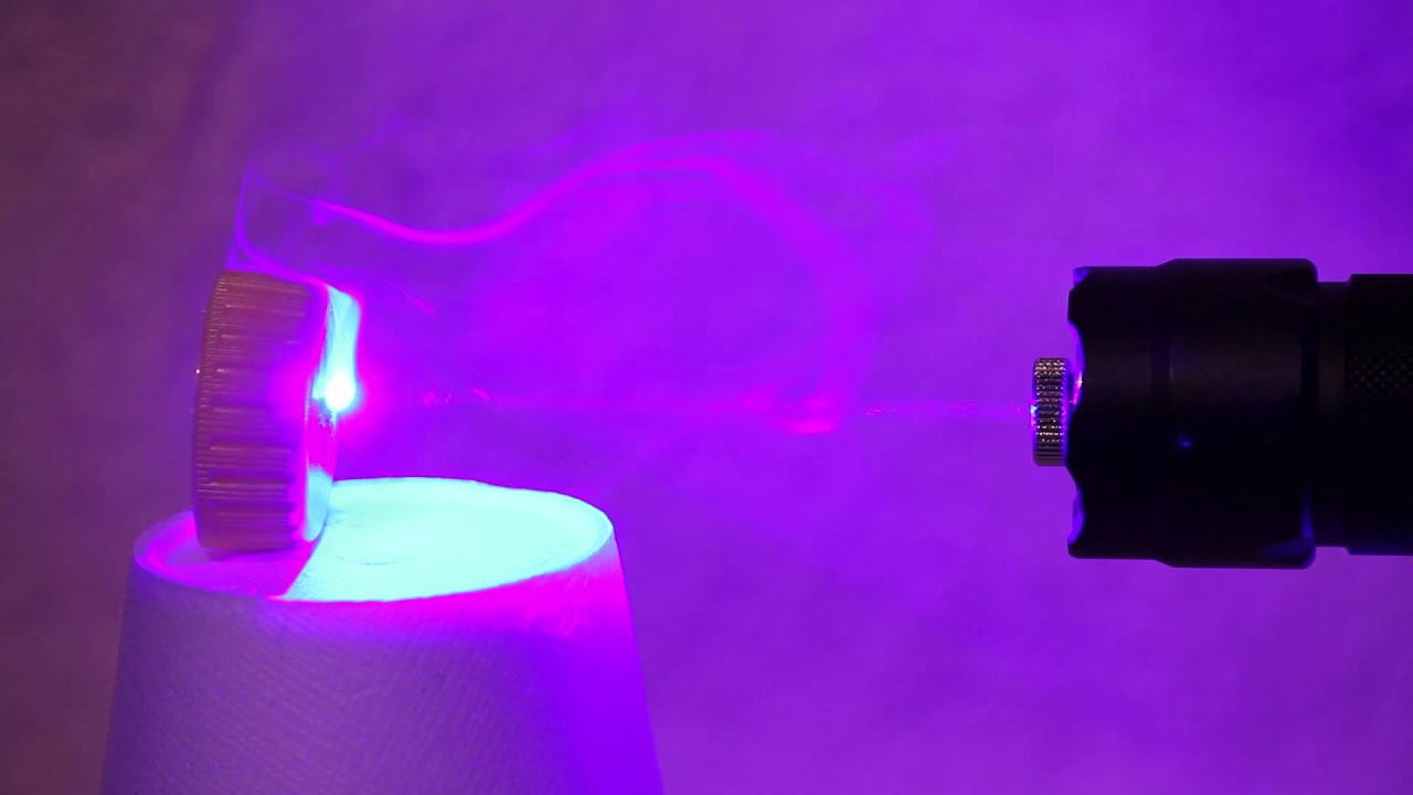 3000mW Laser Pointer Vs Bottle Cap (HD)