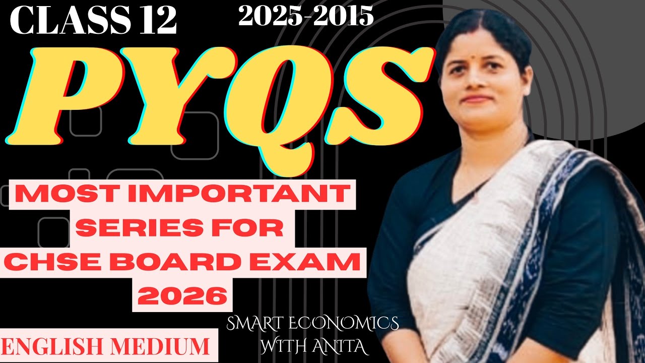 Class 12 Economics PYQ || 8 Marks Long Selection Question || #chseboard || 2026 ||