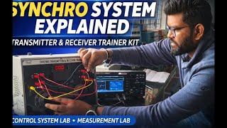Synchro transmitter and receiver trainer Kit l control system lab @kishlay_patel 