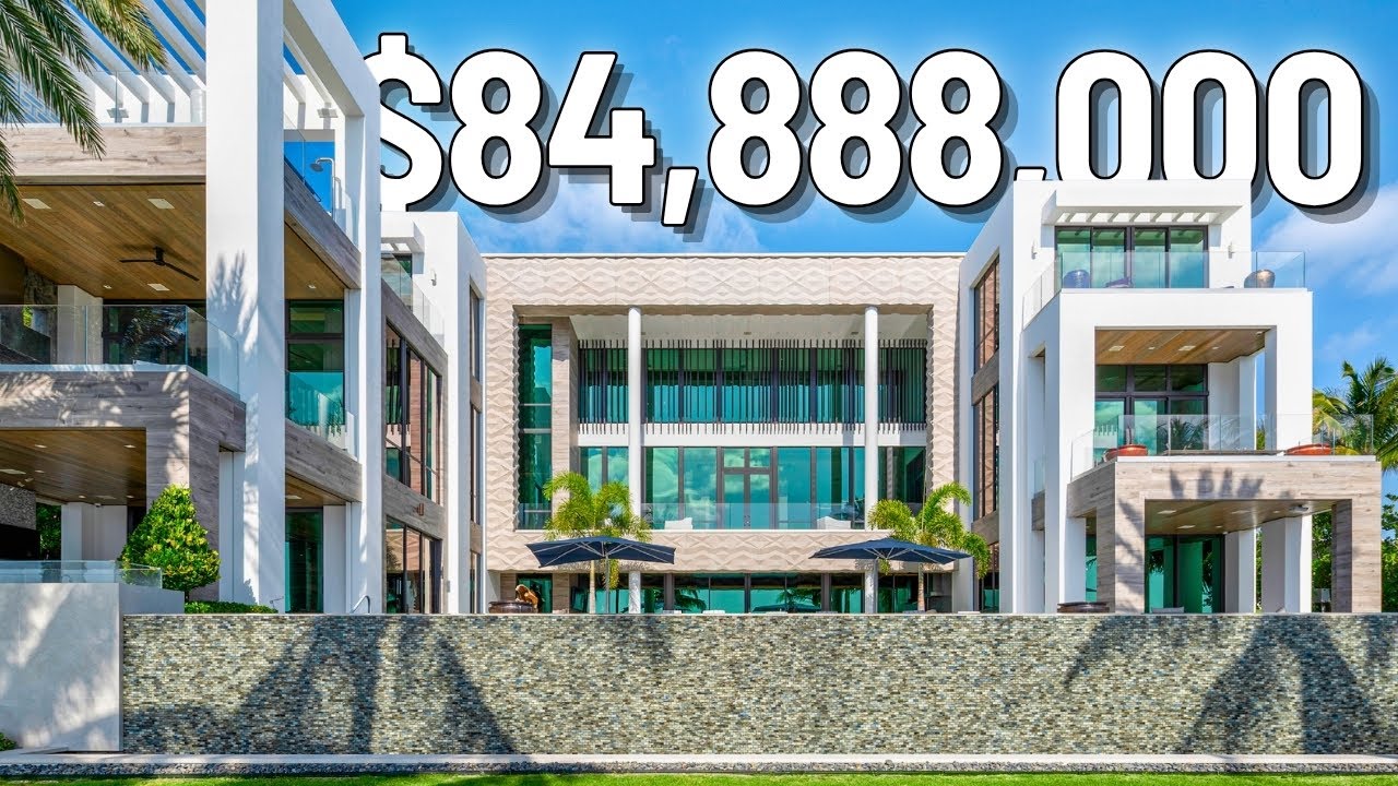 They Built a SECRET Tunnel in This $84,888,000 Florida Mega Mansion!