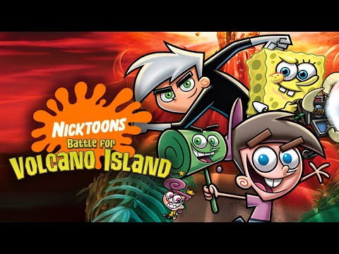 Nicktoons: Battle for Volcano Island - Full Game Walkthrough