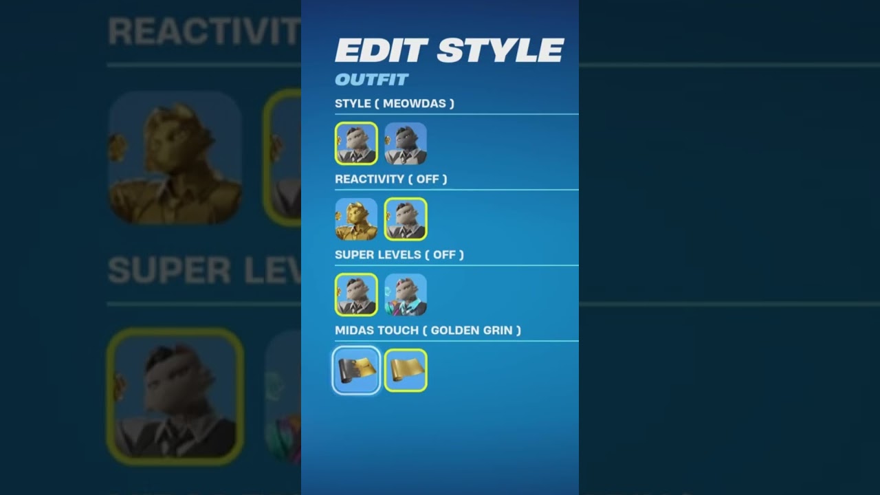 You Can Now Change Between The Wrap Or Golden Touch For Meowdas