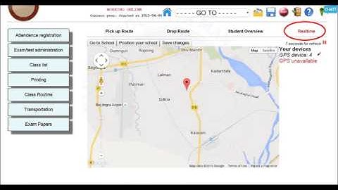 How to check the realtime and history bus GPS location
