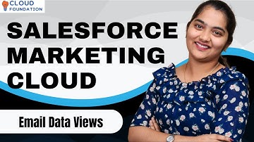 Email Data Views in SFMC | SFMC Online Tutorial | SFMC  Online Training |  SFMC | CloudFoundation