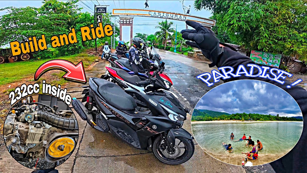 CASIGURAN AURORA RIDE | PROJECT 232CC JVT YAMAHA AEROX 