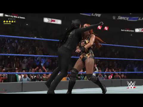 WWE 2K19 XBOX Series X Gameplay - Becky Lynch vs Tamina