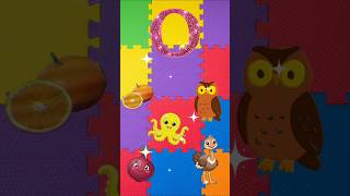 O is for Orange, Owl & Octopus! 🍊🦉🐙#shorts #LetterO #KidsLearning