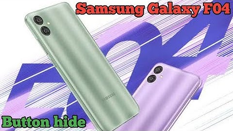 How To Hide Navigation Button Samsung Galaxy F04, Hide Back Button Setting Samsung Galaxy F04,