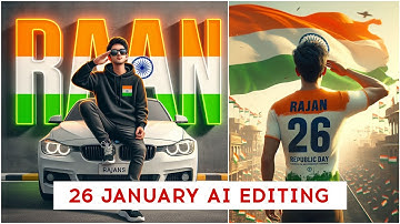 How to Create 3D Ai 26 January Republic Day Image 🇮🇳 | 26 January Photo Editing | Bing Image Creator