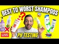 BEST TO WORST SHAMPOOS IN INDIA | Testing All Shampoo pH Value | Best Shampoo For Men | ANKIT TV