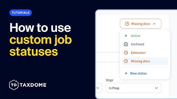 How to use custom job statuses