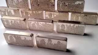 Franklin Mint Sterling Silver Bars