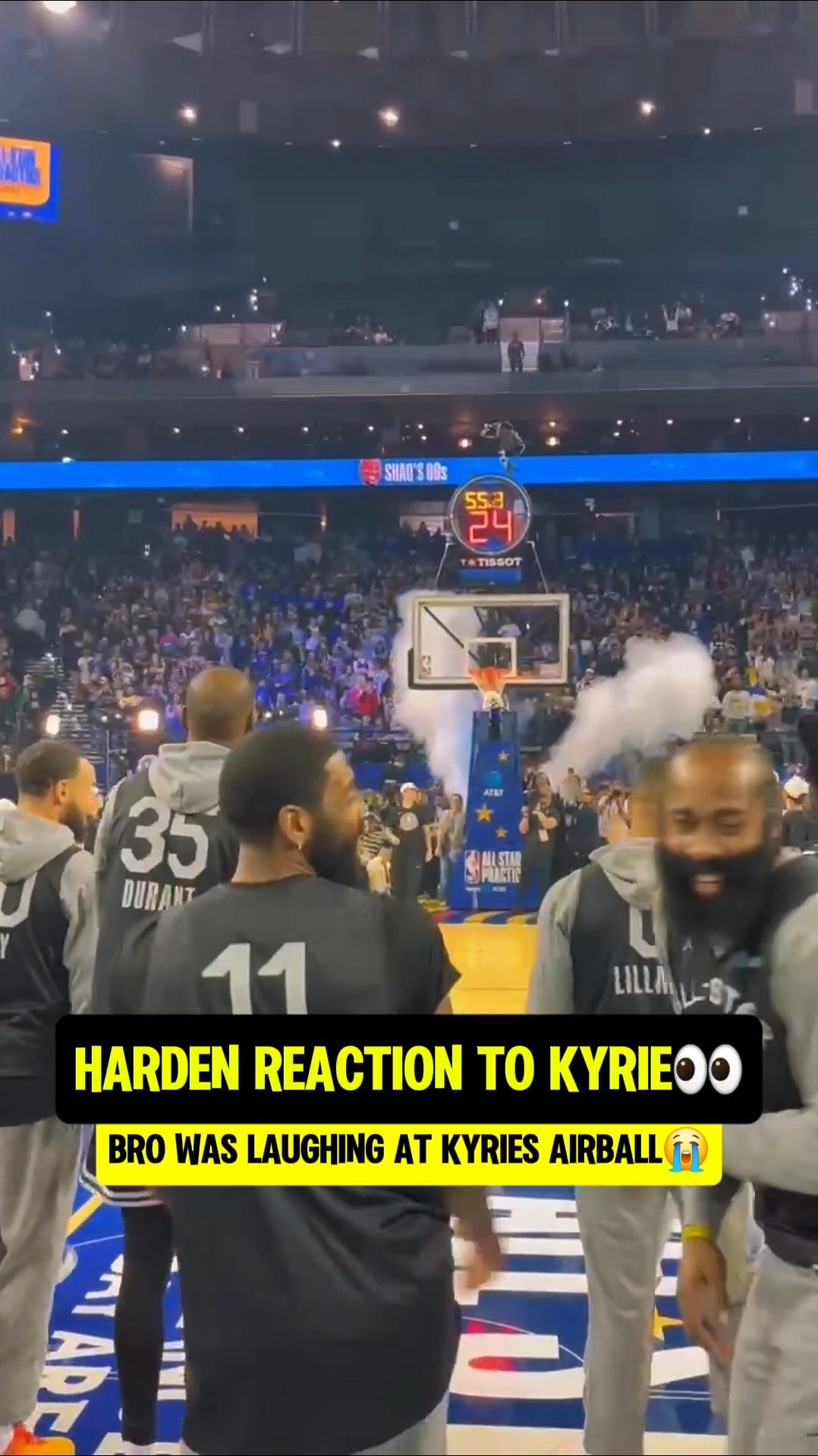 Harden said I'M OUT?