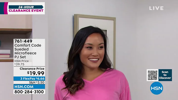 Comfort Code Sueded Microfleece PJ Set