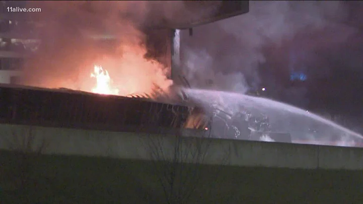 Lanes reopen after truck fire on I-75 SB ramp