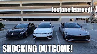 MK8 GTI DSG vs Elantra N DCT with OL Rematch!