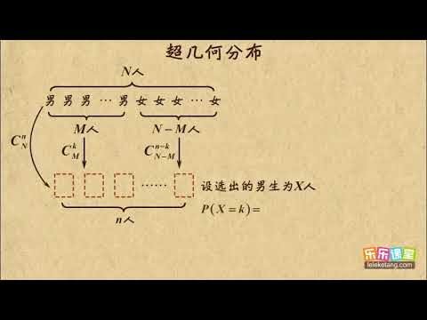 03 超几何分布   概率及统计案例    高中数学