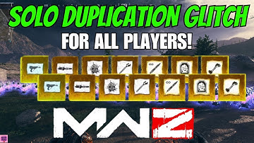 MWZ: ULTIMATE SOLO DUPLICATION GLITCH! (All Methods & Tips for MW3 Zombies Season 6)