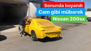 NİSSAN 200sx S14a  2JZ RESTORATİON /// Araba nihayet boyandı // nissan boya videosu