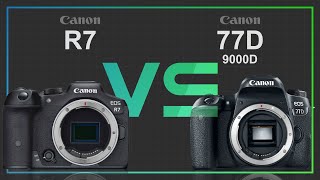 Canon EOS R7 vs Canon EOS 77D