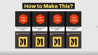 How to Make Comparison Video | 2023 (4-Card Entry) Audio Narration (Template in Description)