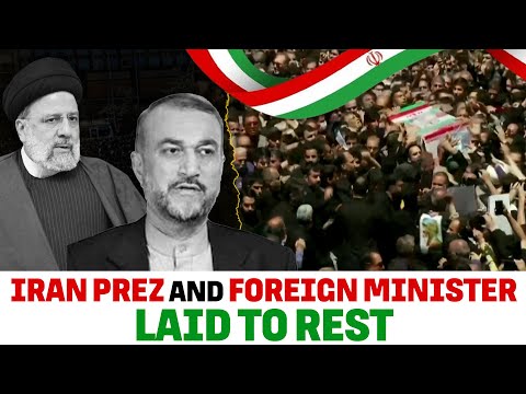 Live: Massive Crowds attend Iran President Ebrahim Raisi’s last Funeral Ceremony 