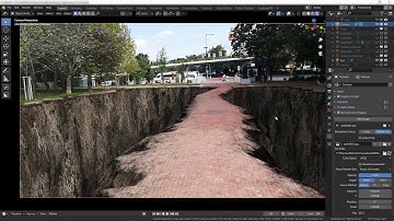 Ground Hole with Path Vfx Breakdown Show Off І ЕЕvEE Render