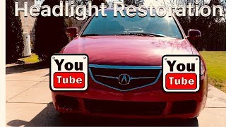 Restoring my Acura TSX Headlights