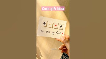 DIY cute gift card for bff❤️✨birthday gift idea💫#shorts#viral#trending#art#love#gift#diy#viralvideo