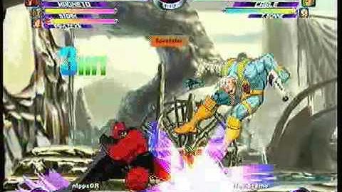 MvC2 Online (360): Nippz (MSP) vs Liquidzamo (Jill/Cab/Tron) 19 .:2.16.10:.