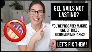 How to STOP Gel Nails Peeling Off  The Top 6 Reasons Why & How to Fix Them! | xameliax