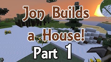 Jon Builds a House in Minecraft Tekkit - Part 1 [HD]
