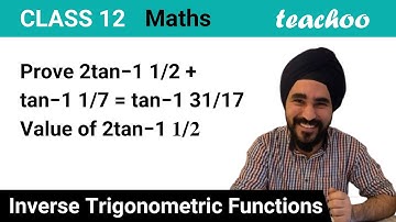 Prove 2tan-1 1/2 + tan-1 1/7 = tan-1 31/17 - Ex 2.2 - Teachoo