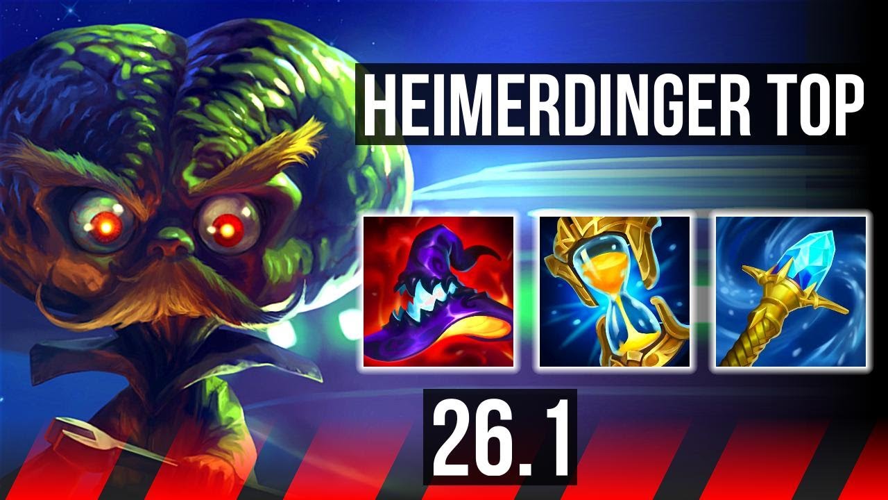 HEIMERDINGER vs IRELIA (TOP) | Good KDA: 12/1/6 | KR Master | 26.1