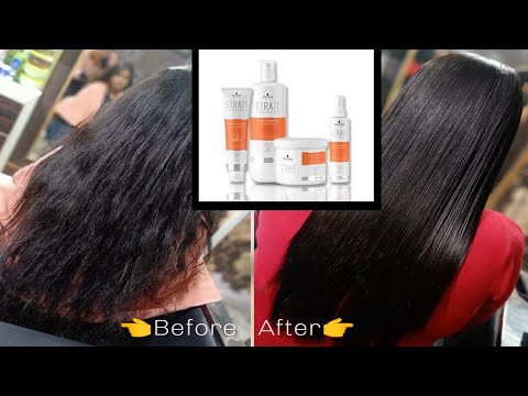 Schwarzkopf Straight Therapy||How We do permanent hair straightening