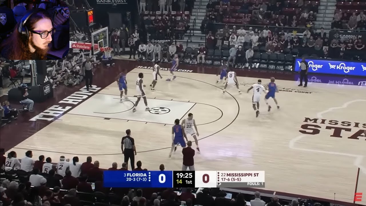REACTING TO #3 Florida vs #22 Mississippi State Basketball Game ...