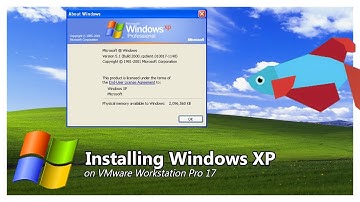 Installing Windows XP on VMware Workstation Pro 17