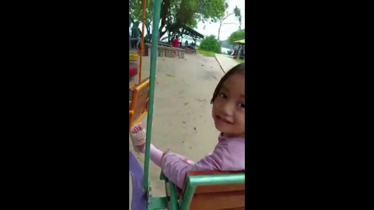 WOW Banyak wahana anak  anak  di  Pantai  Tanjung  Pesona YouTube