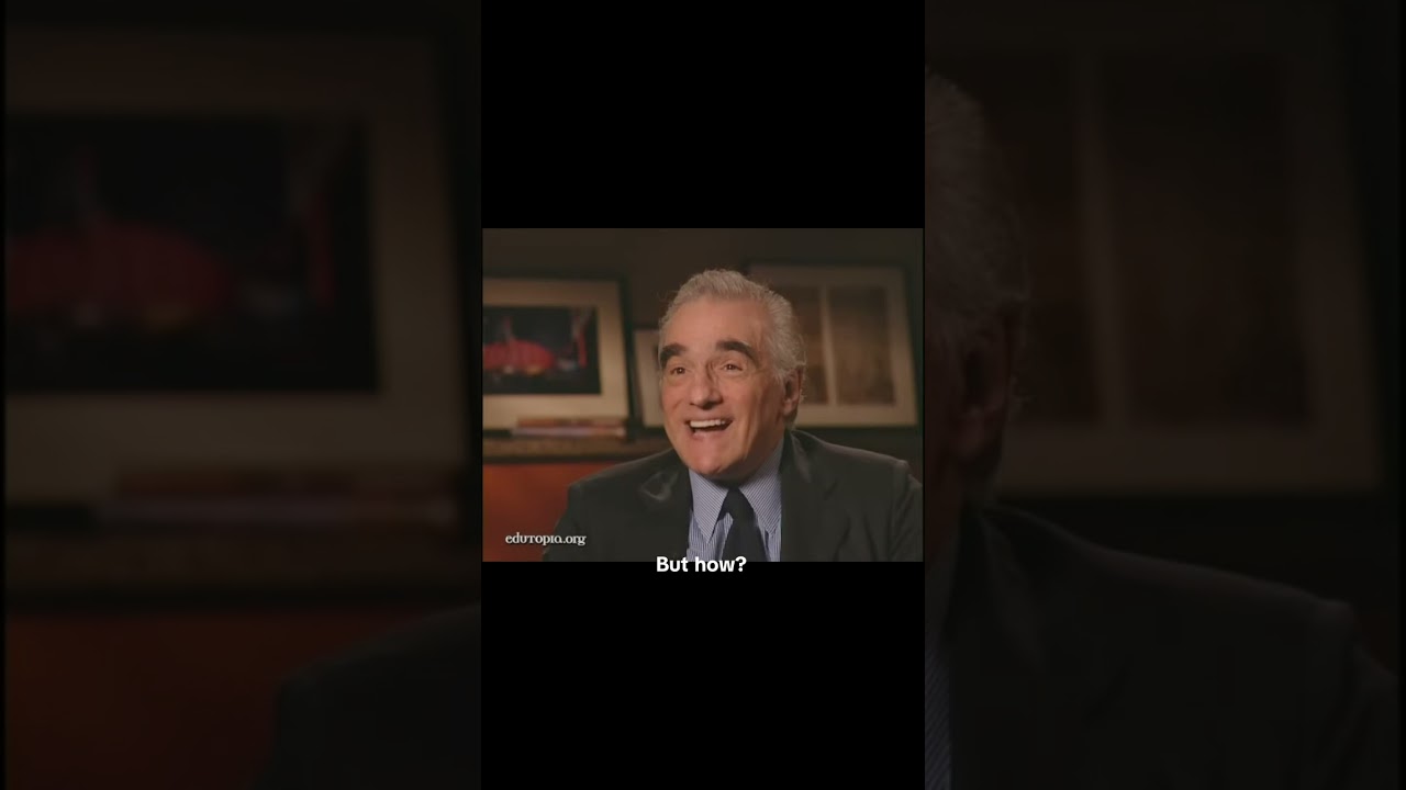 To Martin Scorsese, filmmaking is a journey of discovery, where one learns to frame the world