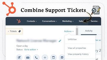 How to merge tickets in HubSpot (Simple Merge Steps)