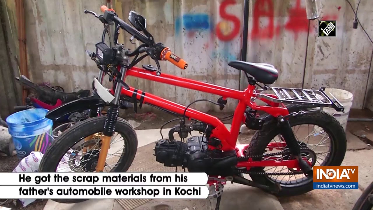 From waste to wonder: Kerala boy manufactures motorbike from scrap