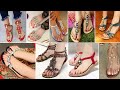 Fancy flat sandals design  2023  fancy sandals collection  saima fashion zone